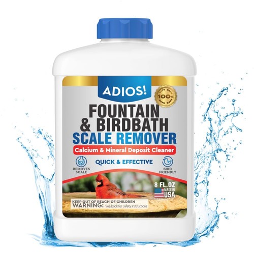 Adios fountain birdbath - adios!, &