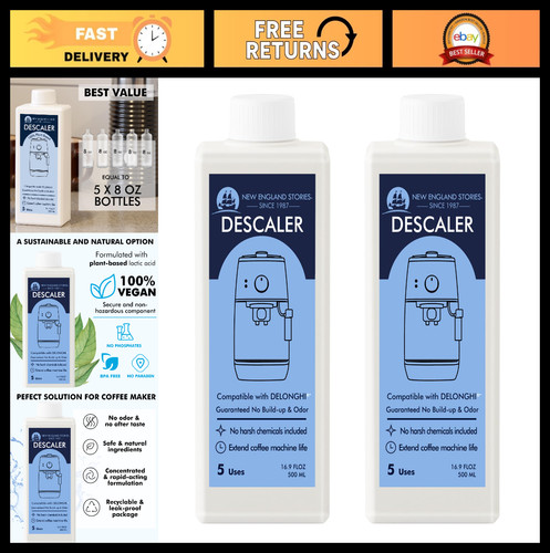 Uses descaling solution - solution, for
